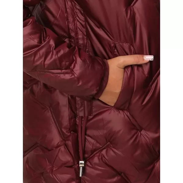  Női kabát DSTREET TY5813 BURGUNDIA 