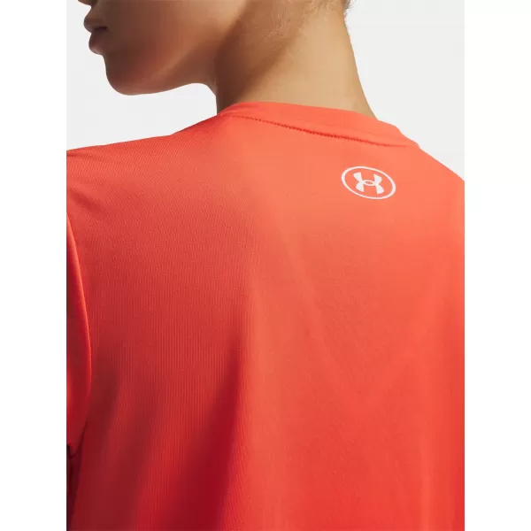  Női póló UNDER ARMOUR TECH SSV- SOLID 1384229-690 PIROS 