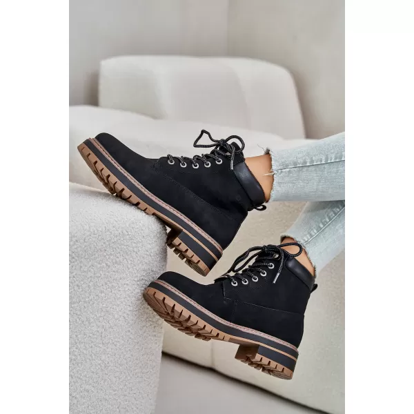  Női bokacsizma BIG STAR SHOES OO274A290 FEKETE 