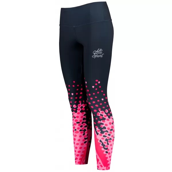  Női prémium leggings (új méretek) ALTISPORT VOJ/ALW109LEG05 RÓZSASZÍN-FEKETE 