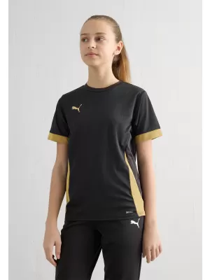 Gyermek sportpóló PUMA TEAMGOAL MATCHDAY JERSEY JR 70574828 PUMA FEKETE/PUMA ARANY/MATT ARANY