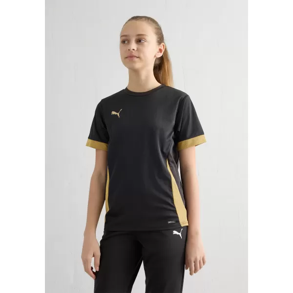  Gyermek sportpóló PUMA TEAMGOAL MATCHDAY JERSEY JR 70574828 PUMA FEKETE/PUMA ARANY/MATT ARANY 