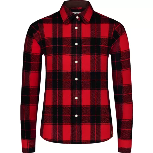  Női flanel ing NORDBLANC WILLOW NBSSL8371 PIROS 