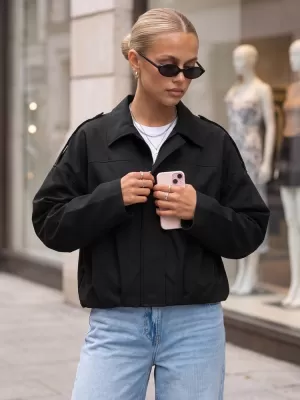Női kabát DSTREET TY5955 FEKETE
