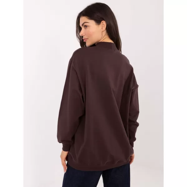  Női pulóver BASIC FEEL GOOD RV-BL-5185.70P SÖTÉTBARNA 