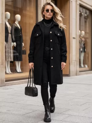 Női kabát DSTREET NY0801 FEKETE