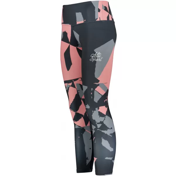  Női prémium hosszú leggings (új méretek) ALTISPORT VOJ/ALW080LEG05 FEKETE-LAZAC 