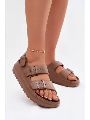Női szandál BIG STAR SHOES TT274A035 BARNA/BÉZS