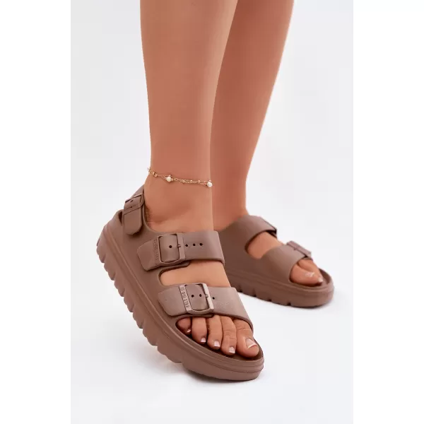  Női szandál BIG STAR SHOES TT274A035 BARNA/BÉZS 