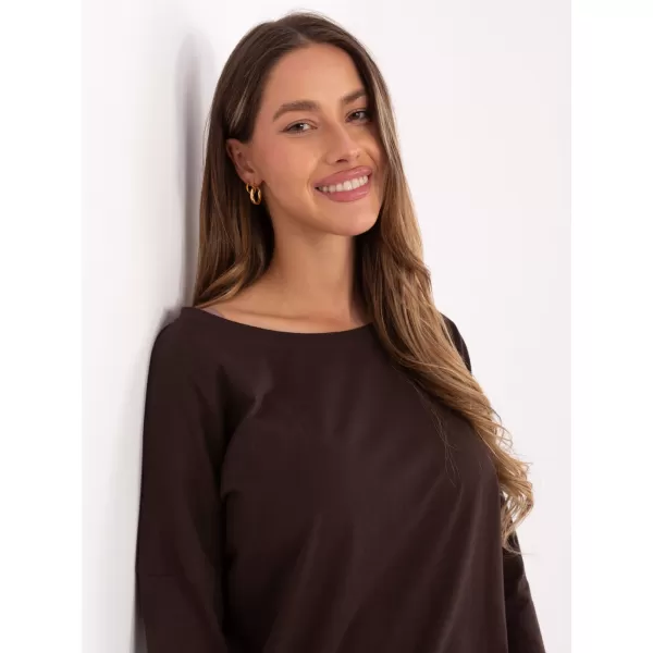  Női blúz BASIC FEEL GOOD RV-BZ-4691.40P SÖTÉTBARNA 