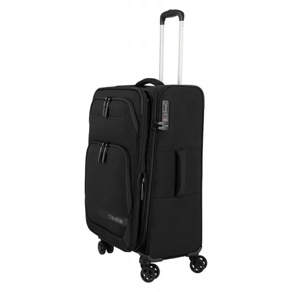  Bőrönd TRAVELITE Kick Off 4w M exp FEKETE 