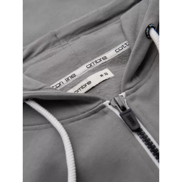  Férfi pulóver OMBRE OM-SSBZ-0272 SZÜRKE 
