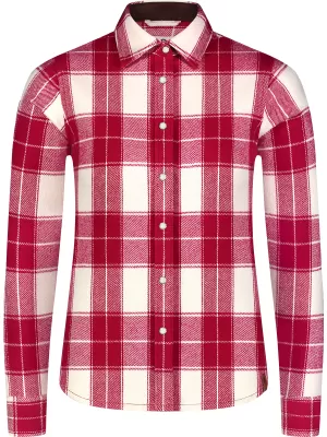 Női flanel ing NORDBLANC WILLOW NBSSL8371 PIROS
