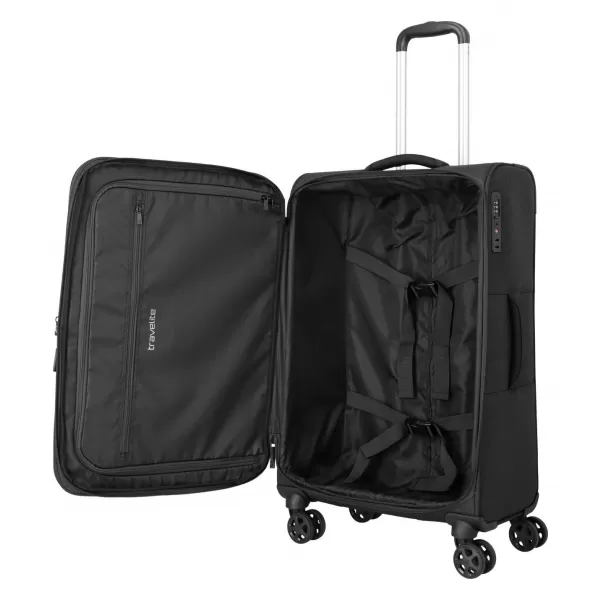  Bőrönd TRAVELITE Kick Off 4w M exp FEKETE 