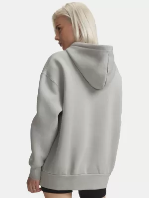 Női pulóver UNDER ARMOUR ICON FLEECE OS HOODIE 1379495-069 SZÜRKE