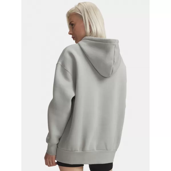  Női pulóver UNDER ARMOUR ICON FLEECE OS HOODIE 1379495-069 SZÜRKE 