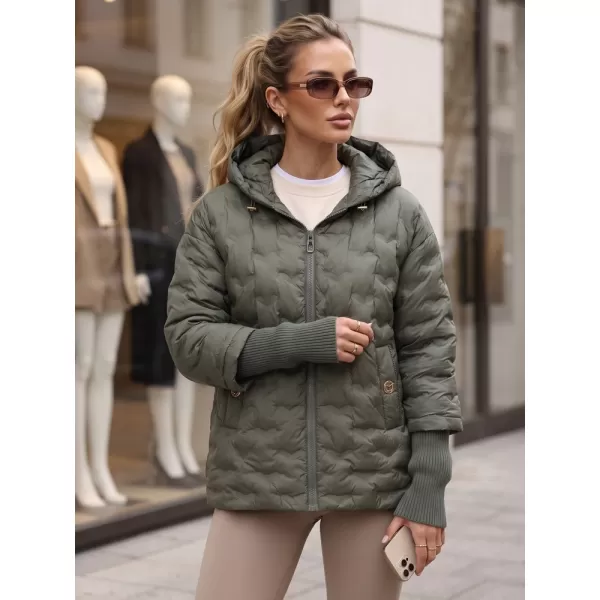  Női kabát DSTREET TY5869 ZÖLD 