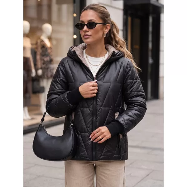  Női kabát DSTREET TY5786 FEKETE 