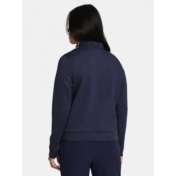  Női pulóver UNDER ARMOUR UA DRIVE MIDLAYER CREW 1387143-410 KÉK 