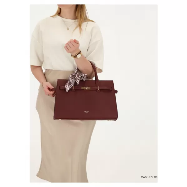  Bevásárlótáska CHARM LONDON The Hamptons W01592 Bordeaux red BORDÓI VÖRÖS 