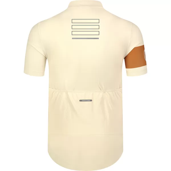  Férfi kerékpáros mez NORDBLANC CAMEL NBSMF8079 BÉZS 