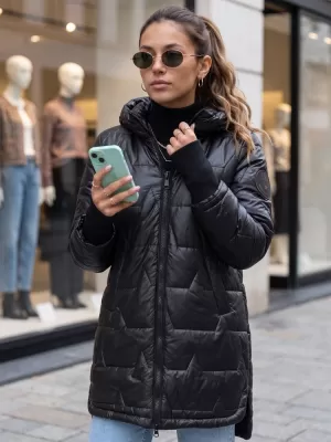 Női kabát DSTREET TY5787 FEKETE