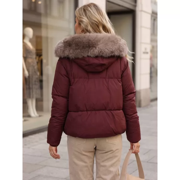  Női kabát DSTREET TY5985 BURGUNDIA 
