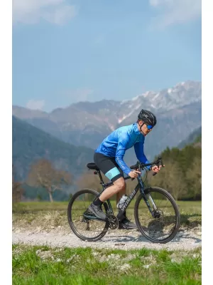 Férfi kerékpáros rövidnadrág NORDBLANC CHAIN NBSPM8081 KÉK