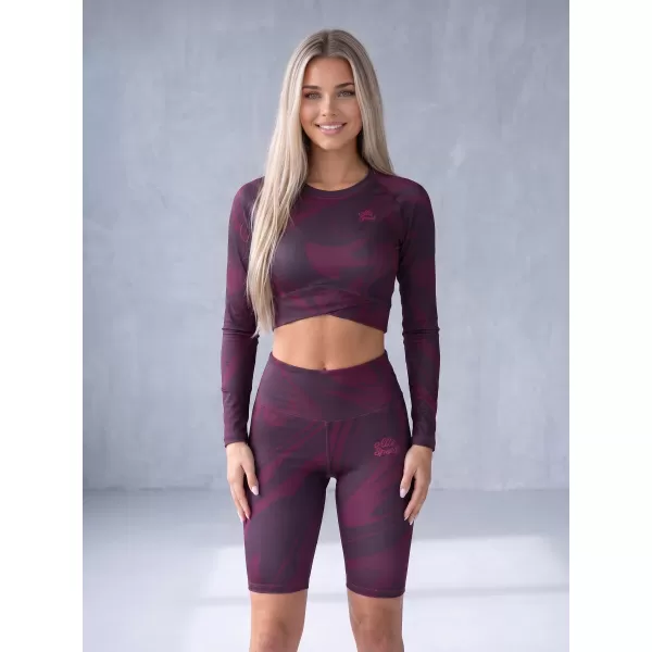  Női prémium térdig érő leggings (új méretek) ALTISPORT VOJ/ALW072LEG06 BORVÖRÖS 