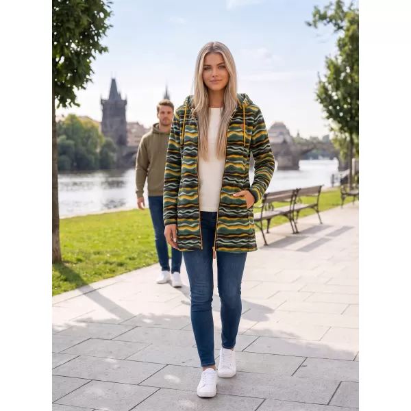  Női polár pulóver ALTISPORT ILANI KHAKI 