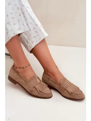 Női mokaszinok BOTO 3742 KHAKI