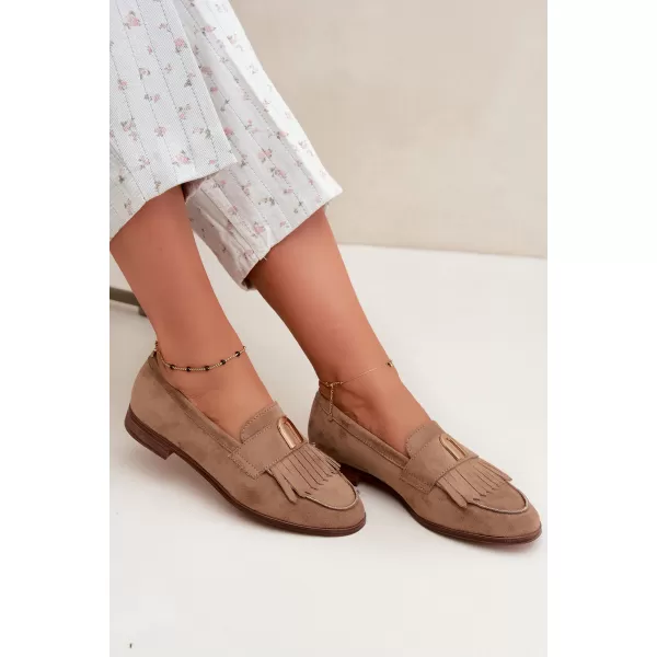  Női mokaszinok BOTO 3742 KHAKI 