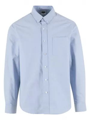 Férfi ing URBAN CLASSICS TB8094 VILÁGOS HORIZONT KÉK