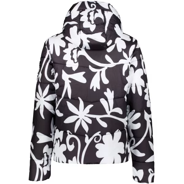  Női téli kabát ALTISPORT IRITA FEKETE/FEHÉR 
