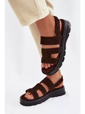 Női szandál BIG STAR SHOES TT274483 BARNA/BÉZS