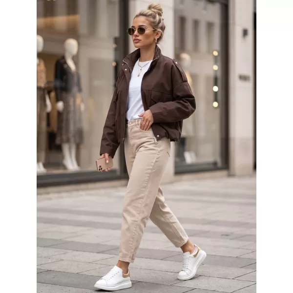  Női kabát DSTREET TY6089 BARNA 