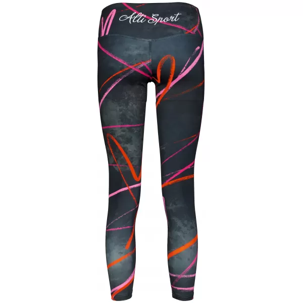  Női prémium hosszú leggings (új méretek) ALTISPORT VOJ/ALW082LEG05 FEKETE 