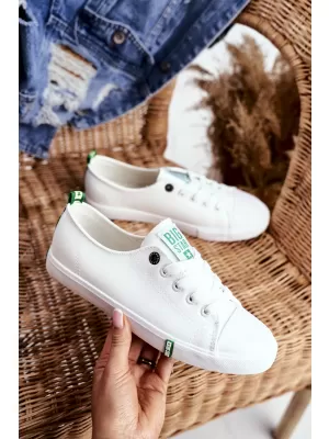 Női tornacipő BIG STAR SHOES GG274006 FEHÉR/ZÖLD