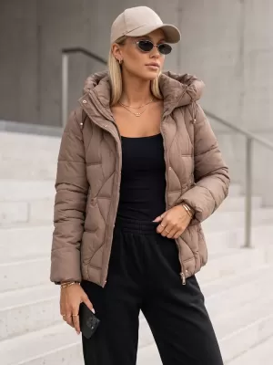 Női kabát DSTREET TY5941 BÉZS