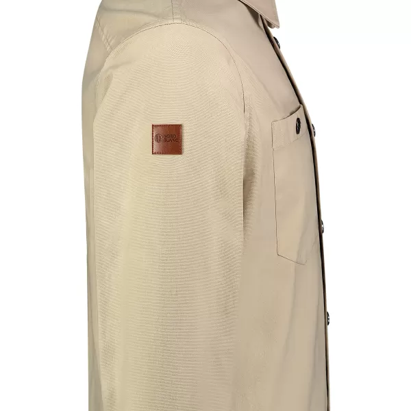  Férfi flanel ing NORDBLANC HAZE NBSSM8370 BÉZS 