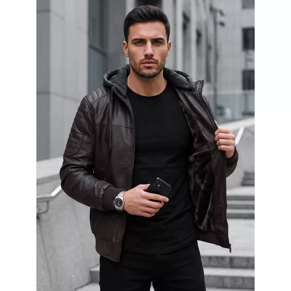  Férfi dzseki DSTREET TX5140 BARNA 