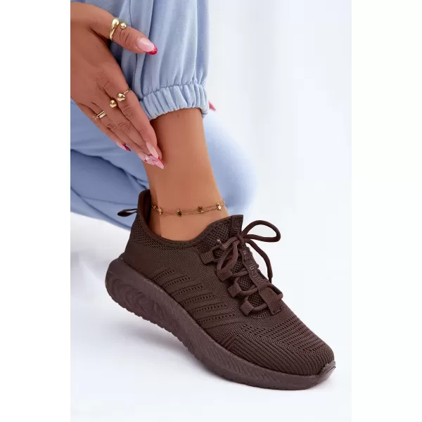  Női tornacipő BIG STAR SHOES UU274055 BARNA/BÉZS 