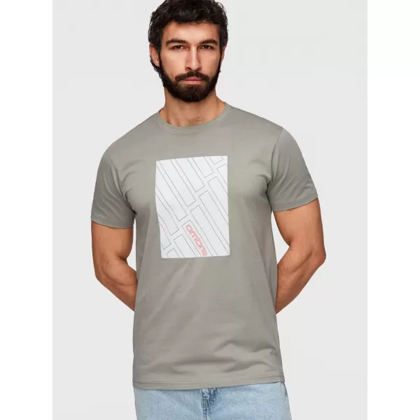  Férfi póló OMBRE OM-TSPT-0259 SZÜRKE 