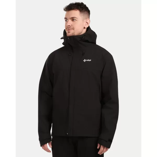  Hardshell férfi kabát KILPI MONTANA-M 1M0102KI FEKETE 