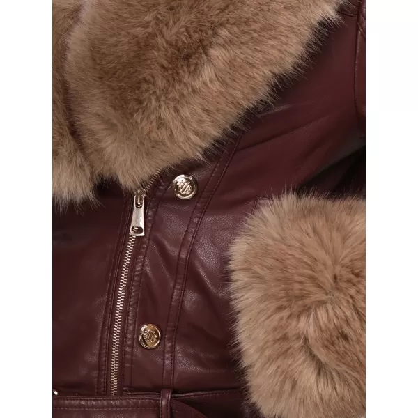 Női kabát DSTREET TY5980 BURGUNDIA 