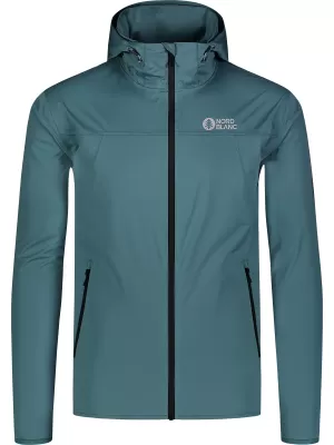 Férfi vízálló softshell kabát NORDBLANC EXPEDITIOUS NBSSM8323 ZÖLD