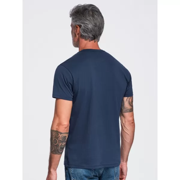  Férfi póló OMBRE OM-TSCT-0305 SÖTÉTKÉK 
