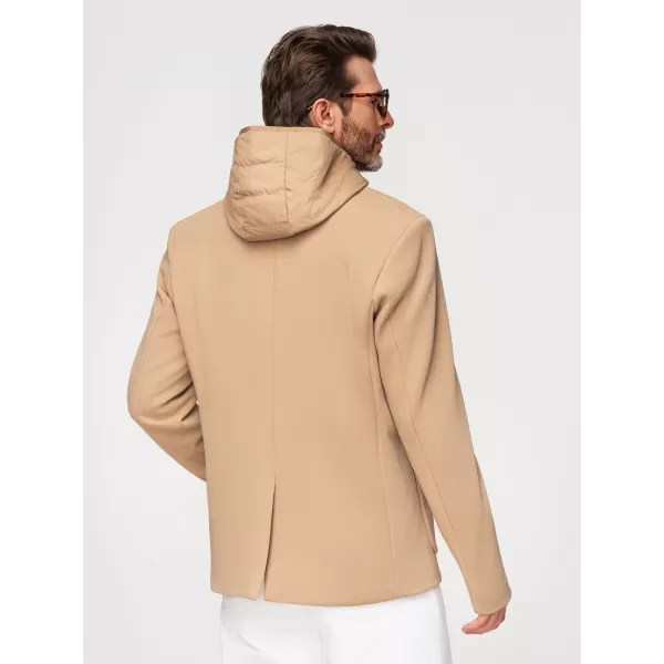  Férfi dzseki OMBRE M167 VILÁGOSBARNA 