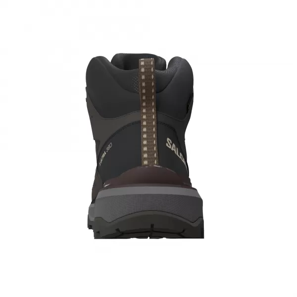  Férfi cipők SALOMON X ULTRA 360 MID GORE-TEX L45473200 FEKETE/SÖTÉT SIRÁLY SZÜRKE/SÖTÉT FÖLD 