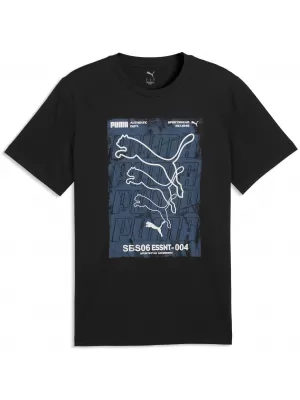 Férfi póló PUMA GRAPHICS BOX TEE 69436601 PUMA FEKETE